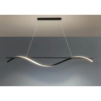 Vencha Lighting-Swirl-2000 Pendant - Black / White  